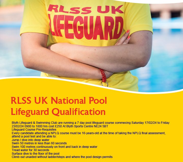 Pool Lifeguard Course February 2024